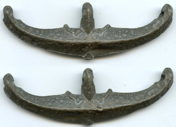 Large decorated tin boat money, Java, Majapahits?, Indonesia, c.1000/1600s