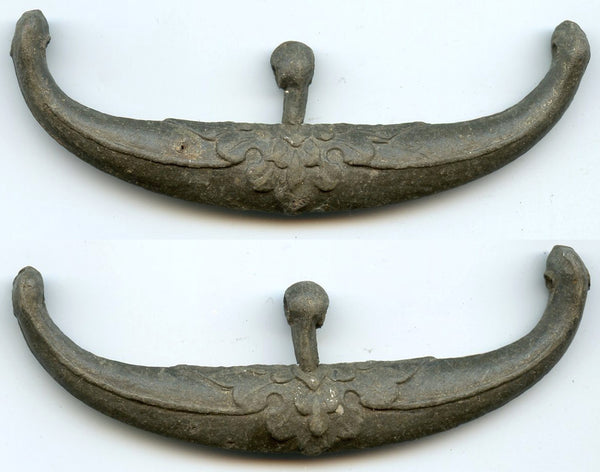 Large decorated tin boat money, Java, Majapahits?, Indonesia, c.1000/1600s