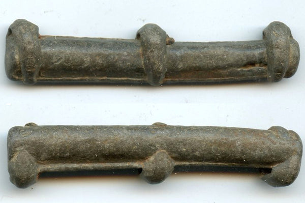 Scarce small tin boat-money, c.1400-1700s, Malaysia
