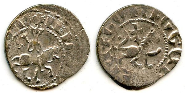 Silver takvorin, Levon III (1301-07), Sis mint, Cilician Armenia (Bed#1744)