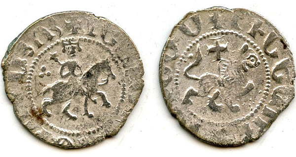 Silver takvorin, Levon III (1301-07), Sis mint, Cilician Armenia (Bed#1758)
