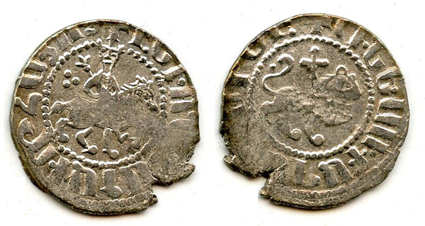 Silver takvorin, Levon III (1301-07), Sis mint, Cilician Armenia (Bed#1734)