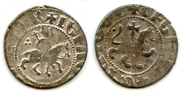 Silver takvorin, Levon III (1301-07), Sis mint, Cilician Armenia (Bed#1758a)