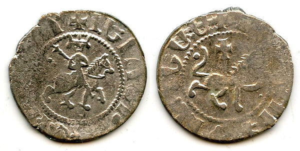 Silver takvorin, Levon III (1301-07), Sis mint, Cilician Armenia (Bed#1777a)