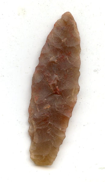 Jasper bi-pointed knife  arrowhead, North Africa, late Neolithic period, ca.3000 BC