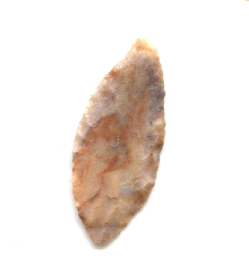 Chert leaf-shaped arrowhead, North Africa, late Neolithic period, ca.3000 BC