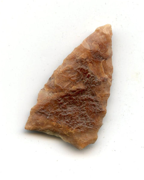 Flint flat base triangle arrowhead, North Africa, late Neolithic period, ca.3000 BC