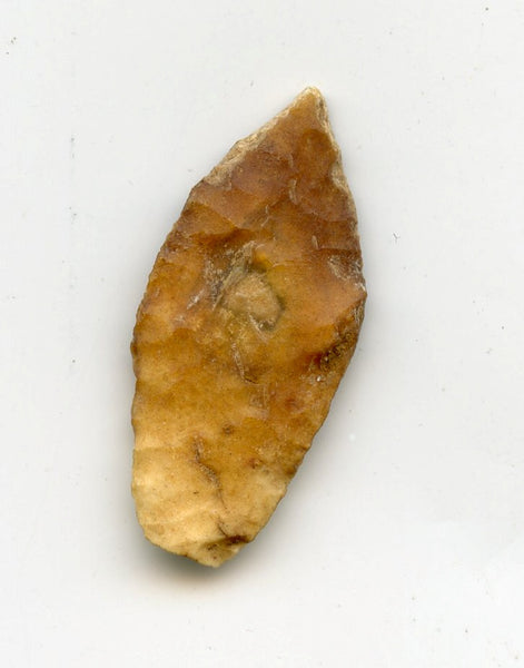 Agate laurel leaf lanceolate arrowhead, North Africa, late Neolithic, c.3000 BC