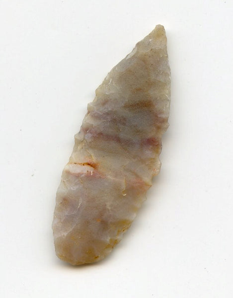 Chert bi-pointed knife arrowhead, North Africa, late Neolithic period, ca.3000 BC