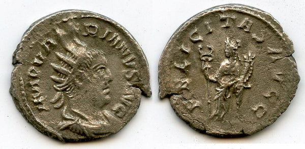 Silver antoninianus of Valerian (253-260 AD), Antioch mint, Roman Empire