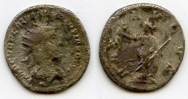 Rare type antoninianus of Volusian as Augustus (251-53), Roman Empire (RIC 230)