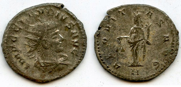 AEQVITAS silvered antoninianus of Claudius II (268-270 AD), Antioch, Roman Empire