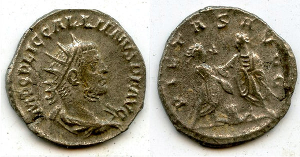 Silver antoninianus of Gallienus (253-268), Samosata, Roman Empire - PIETAS AVGG