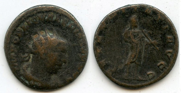Billon antoninianus of Valerian (253-260 AD), Asian mint (Antioch?), Roman Empire - AETERNITATI