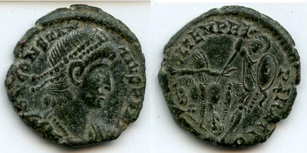 FTR AE3 of Constantius II as Augustus (337-361 CE), Roman Empire