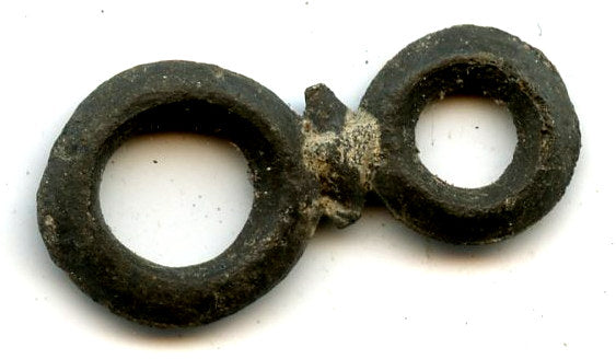 Scarce tin cent-ring (cockerel ring money), c.1710-1763, Kedah Sultanate, Malaysia