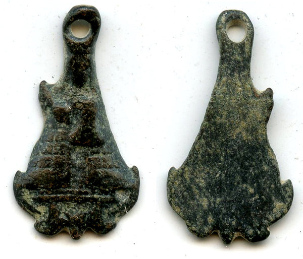 Very nice votive pendant of St. Mary, c.15th-16th century, Spain
