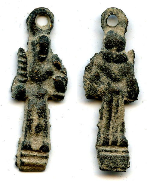 Very nice votive pendant of St. Mary, c.15th-16th century, Spain