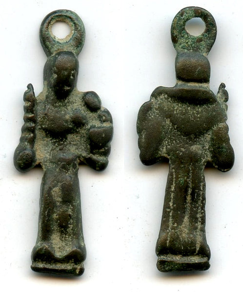Very nice votive pendant of St. Mary, c.15th-16th century, Spain