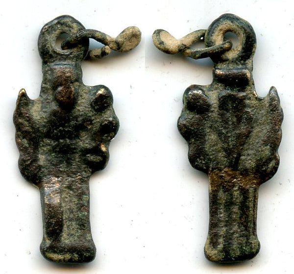 Very nice votive pendant of St. Mary, c.15th-16th century, Spain