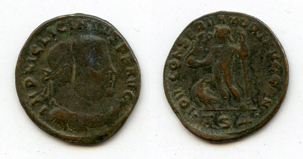 Bronze follis of Licinius (308-324 CE), Thessalonica mint, Roman Empire