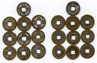 Lot of 10 various bronze cash, Northern Song dynasty, 960-1127, China (#2)