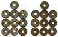 Lot of 10 various bronze cash, Northern Song dynasty, 960-1127, China (#4)