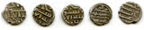 Lot of 5 nice silver dammas, late 900s CE, Habbarid Amirs of Sind