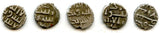 Lot of 5 nice silver dammas, late 900s CE, Habbarid Amirs of Sind