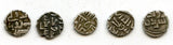 Lot of 5 nice silver dammas, late 900s CE, Habbarid Amirs of Sind