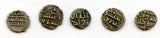 Lot of 5 nice silver dammas, late 900s CE, Habbarid Amirs of Sind