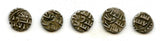 Lot of 5 nice silver dammas, late 900s CE, Habbarid Amirs of Sind