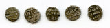 Lot of 5 nice silver dammas, late 900s CE, Habbarid Amirs of Sind