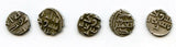 Lot of 5 nice silver dammas, late 900s CE, Habbarid Amirs of Sind