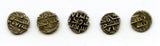 Lot of 5 nice silver dammas, late 900s CE, Habbarid Amirs of Sind