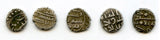 Lot of 5 nice silver dammas, late 900s CE, Habbarid Amirs of Sind