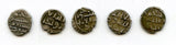 Lot of 5 nice silver dammas, late 900s CE, Habbarid Amirs of Sind
