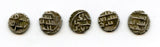 Lot of 5 nice silver dammas, late 900s CE, Habbarid Amirs of Sind