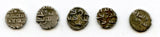 Lot of 5 nice silver dammas, late 900s CE, Habbarid Amirs of Sind
