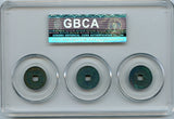 Certified trio of different Chun Hua cash, Tai Zong (976-997), N.Song, China