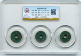 Certified trio of different Chun Hua cash, Tai Zong (976-997), N.Song, China