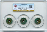 Certified trio of different Chun Hua cash, Tai Zong (976-997), N.Song, China