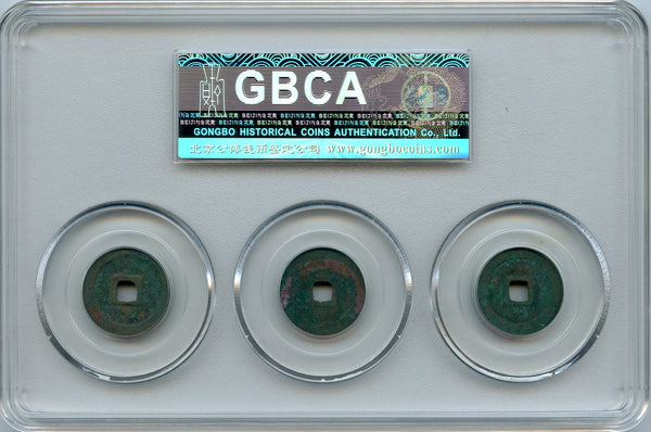 Certified trio of different Chun Hua cash, Tai Zong (976-997), N.Song, China