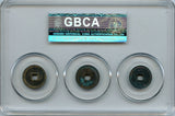 Certified trio of different Chun Hua cash, Tai Zong (976-997), N.Song, China