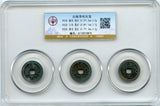 Certified trio of different Chun Hua cash, Tai Zong (976-997), N.Song, China