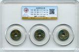 Certified trio of different Chun Hua cash, Tai Zong (976-997), N.Song, China