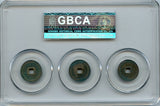 Certified trio of different Chun Hua cash, Tai Zong (976-997), N.Song, China