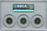 Certified trio of different Chun Hua cash, Tai Zong (976-997), N.Song, China