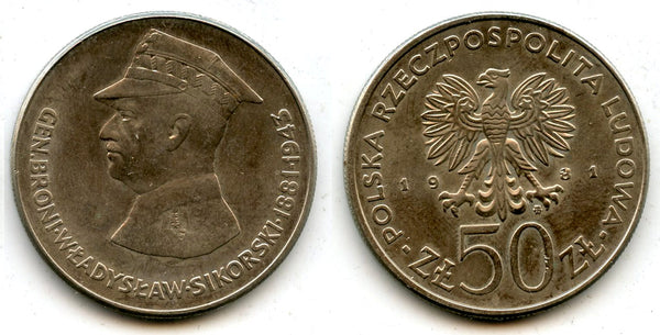 Commemorative 50 zloty coin, 1981, Poland