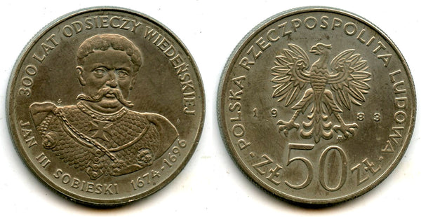 Commemorative 50 zloty coin, 1983, Poland